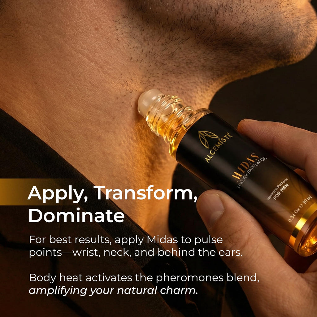 ALCEMÍSTÉ Concentrated Cologne for Men – Long-Lasting Pheromone-Infused Rollerball (0.34 oz)