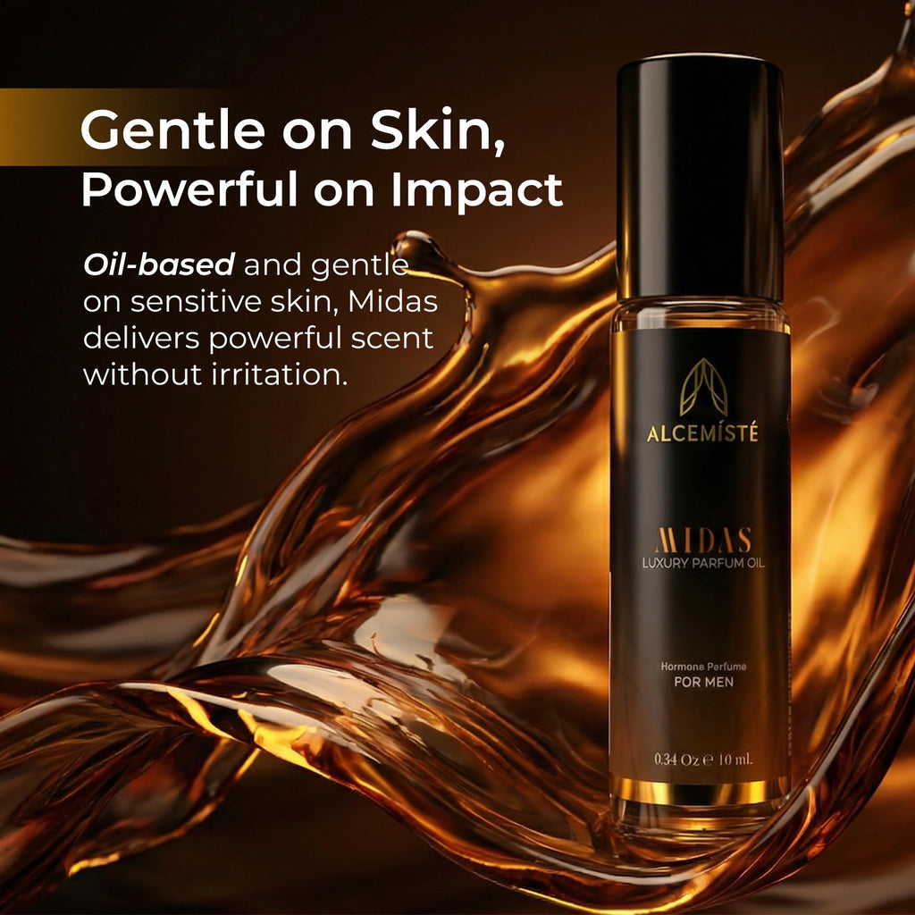 ALCEMÍSTÉ Concentrated Cologne for Men – Long-Lasting Pheromone-Infused Rollerball (0.34 oz)