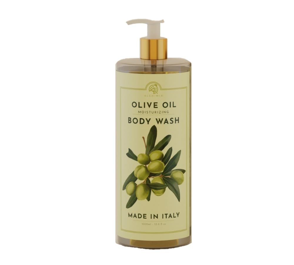 Alchimia Olive Oil Moisturizing Body Wash – 33.8 oz / 1000 ml – Made in Italy