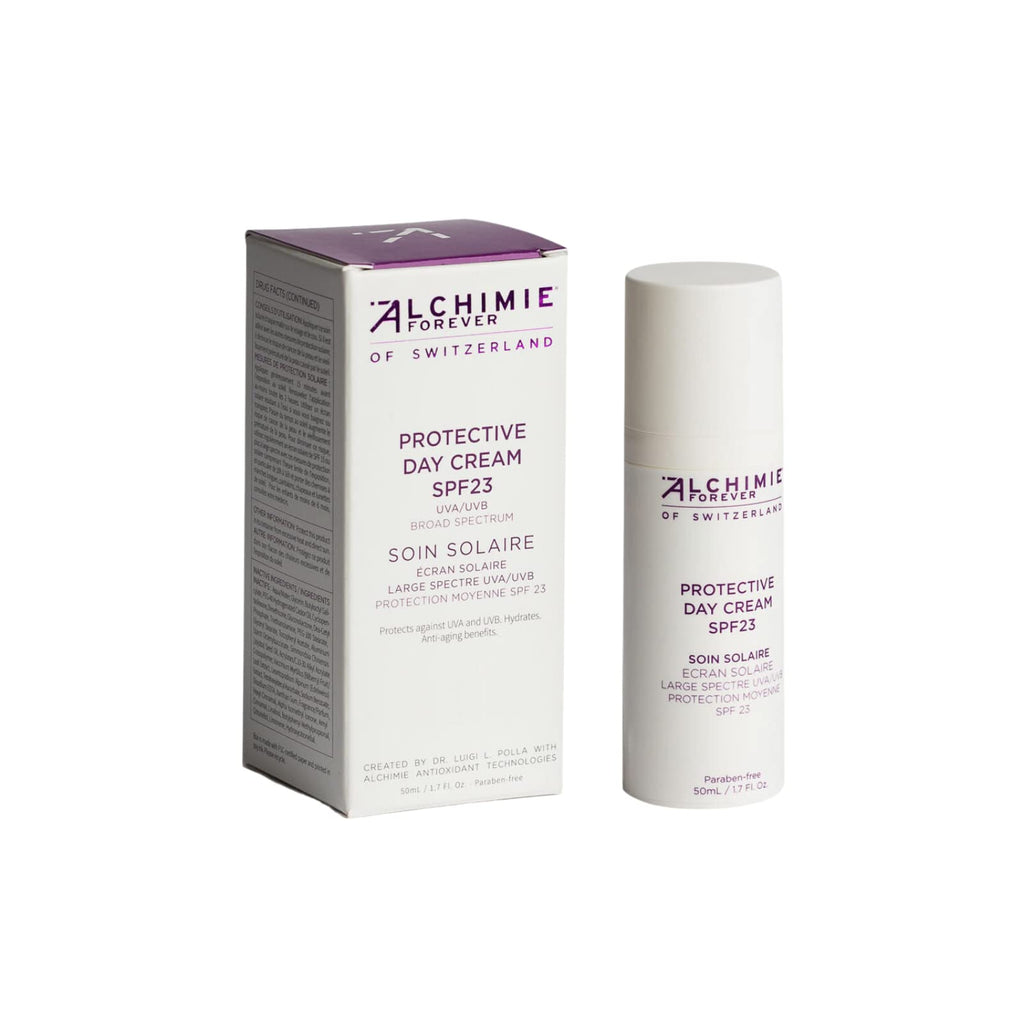 Alchimie Forever Protective Day Cream SPF 23 – Benzene-Free, UVA/UVB Defense & Hydration | 1.7 fl oz