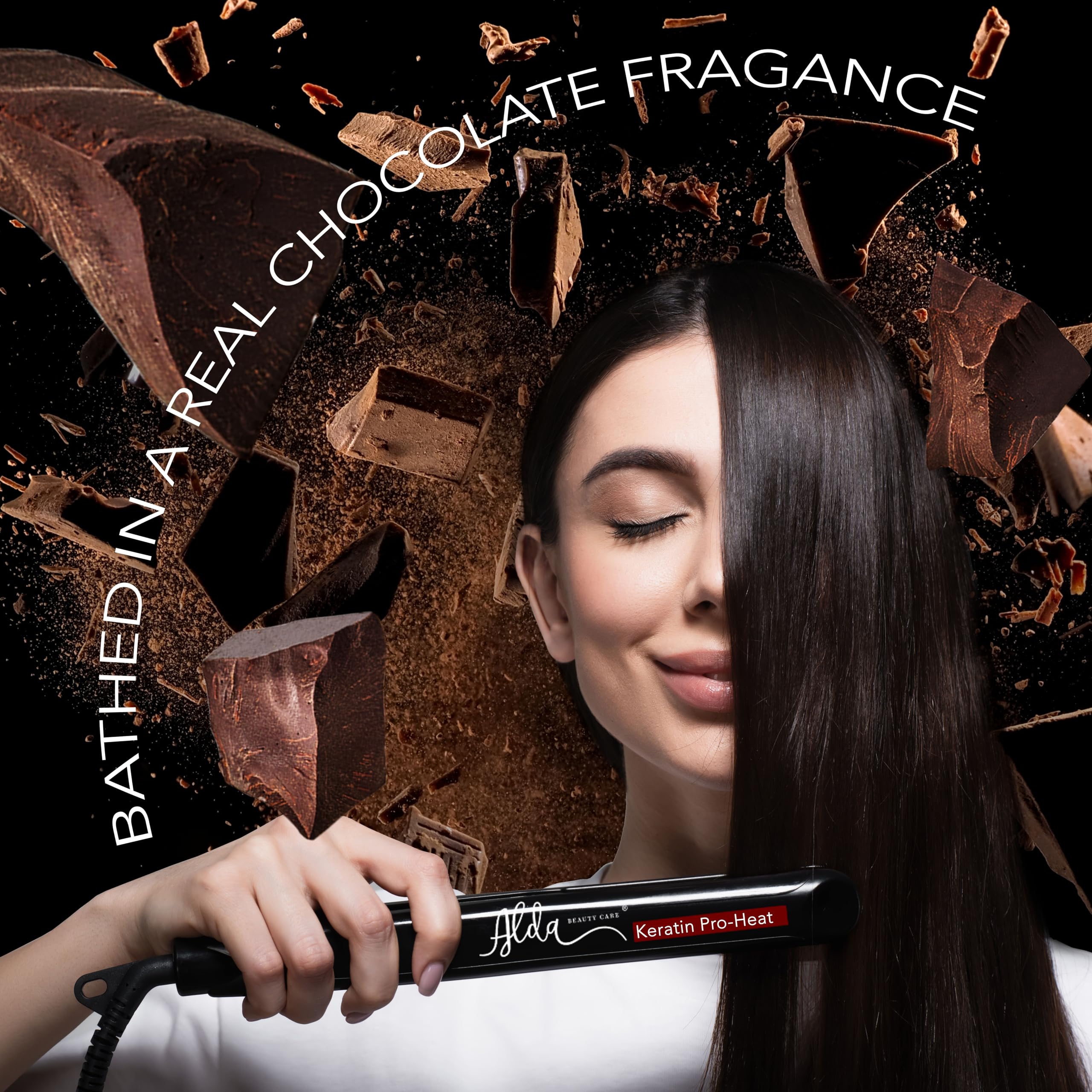 Alda Chocolate Brazilian Keratin Treatment – 16 oz | Smoothing & Frizz Control