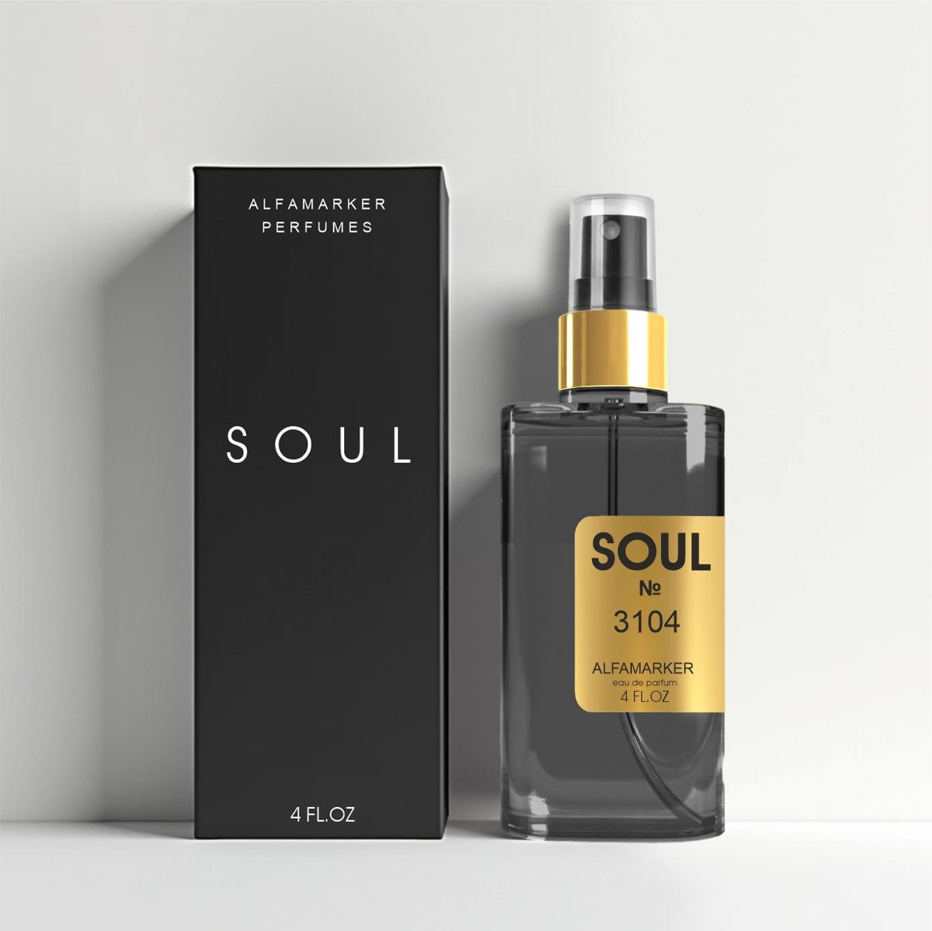 ALFAMARKER Soul №3104 Central Molecule – Unisex Long-Lasting Oriental Eau de Parfum 120 ml