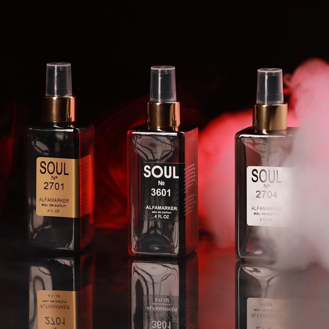 ALFAMARKER Soul №3104 Central Molecule – Unisex Long-Lasting Oriental Eau de Parfum 120 ml