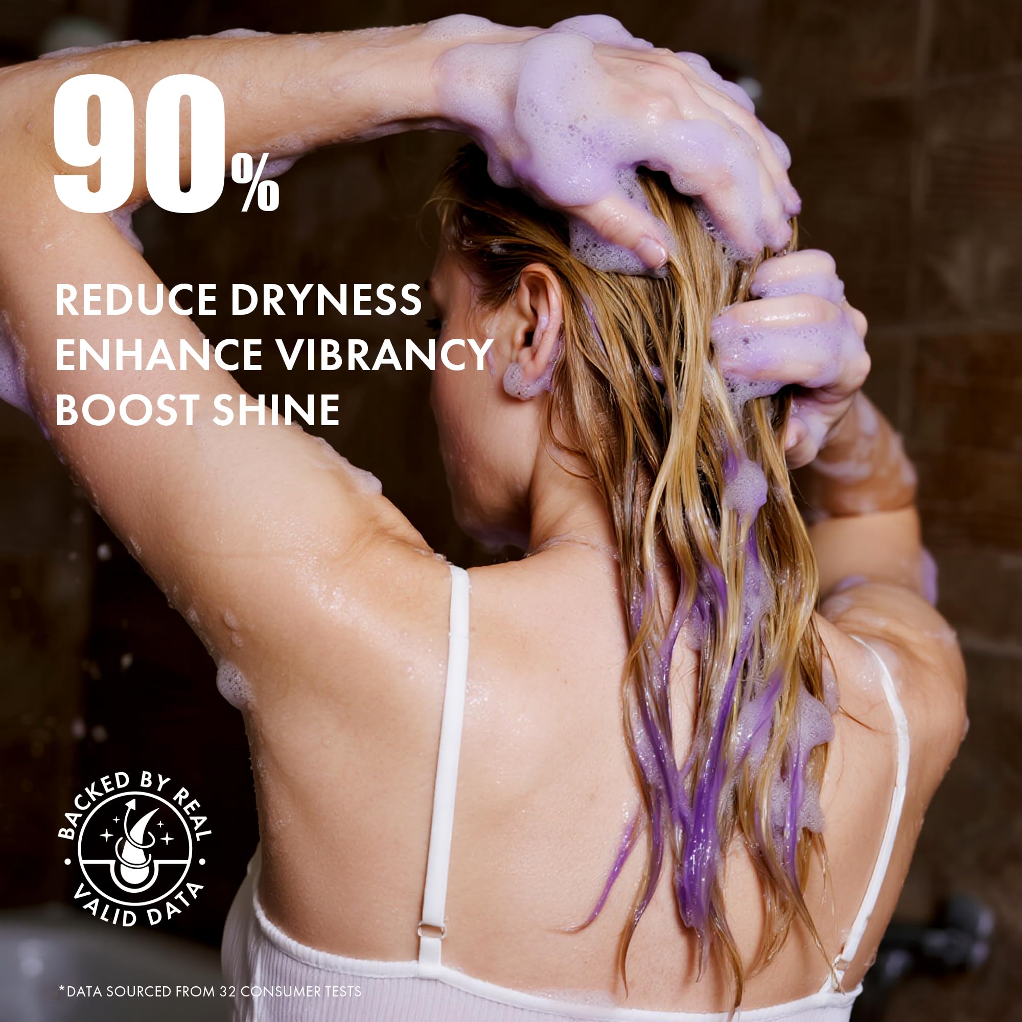 ALFHEIM Lavender+ Purple Shampoo & Conditioner Set for Blonde, Silver & Color-Treated Hair – Hydrates & Restores Cool Radiance – 33.8 oz x 2, Sulfate-Free