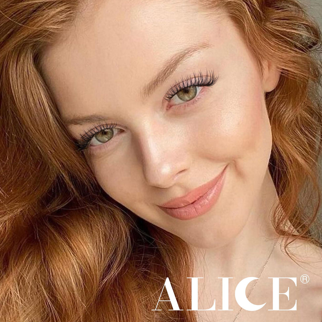 ALICE Cluster Eyelash Extension Kit – Natural Wispy Lashes, DIY at Home (168pcs)