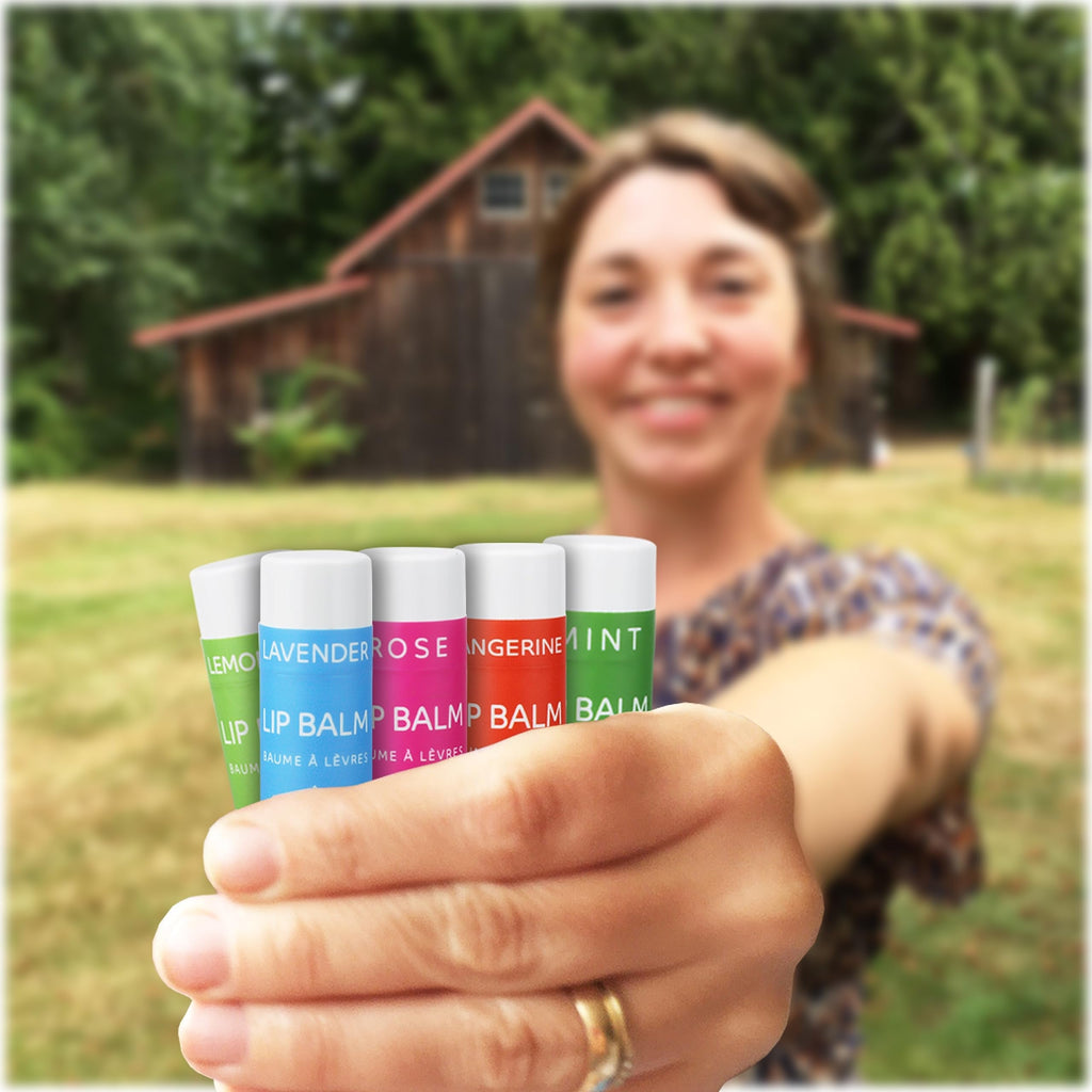 ALIDA PURE Aria Lip Balm Collection – Vegan, Beeswax-Free, Organic Oils (5 Tubes)