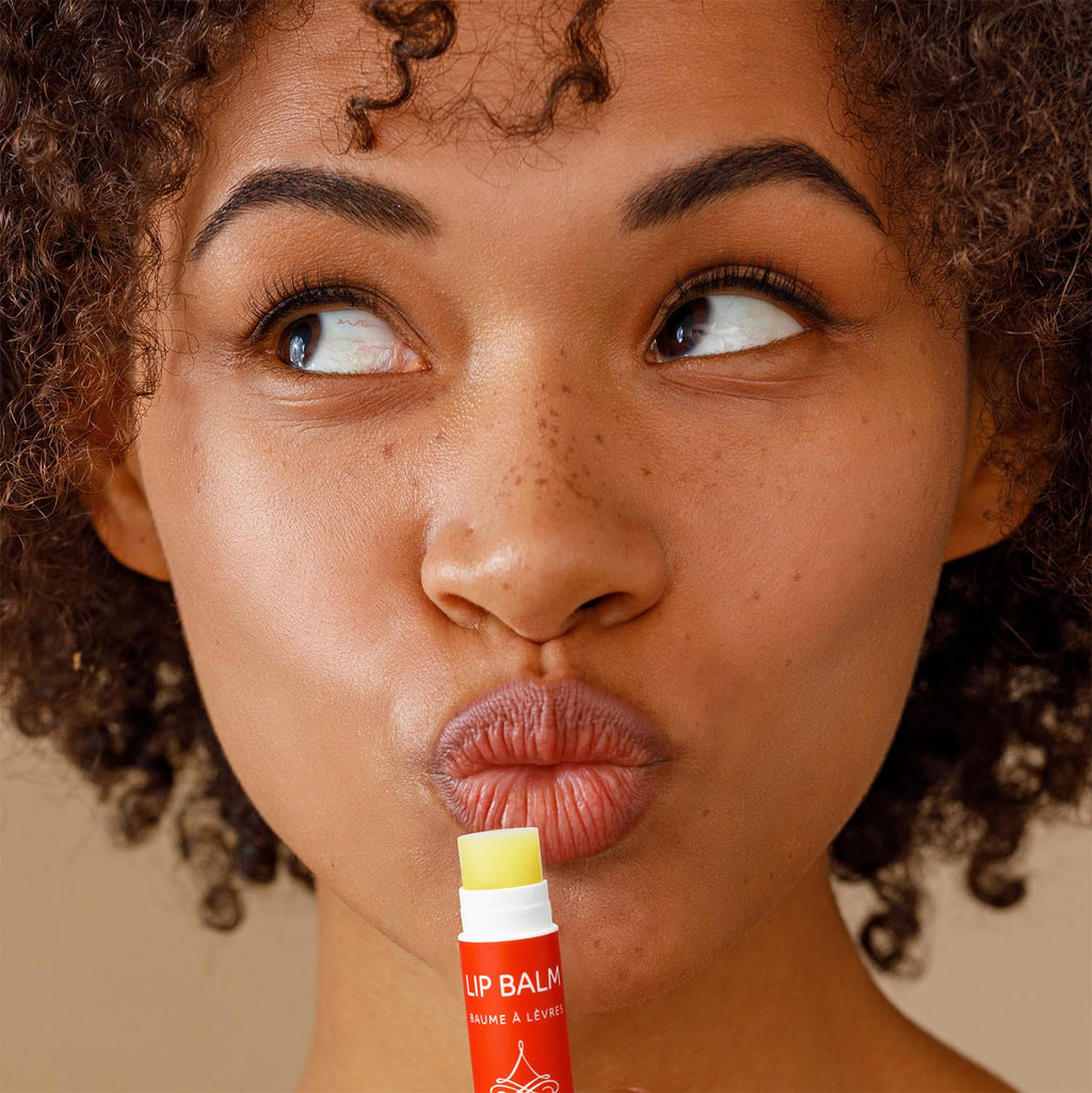 ALIDA PURE Tangerine Lip Balm Set – Vegan, Beeswax Free (3 Tubes)
