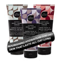 All Good Hand & Body Lotion — Organic Moisturizer with Cocoa Butter, Vitamin E, 3-Pack (Coconut, Lavender, Jasmine Rose)