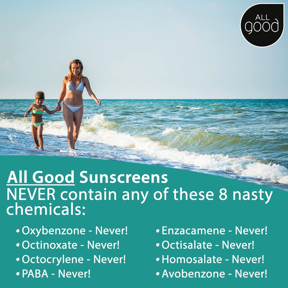 All Good Makes Everything Better Baby & Kids Mineral Sunscreen: Butter Sticks SPF 50 & Sprays SPF 30