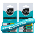 All Good Organic SPF15 Lip Balm – Hydrating Lip Care with Olive Oil, Calendula & Vitamin E (6-Pack) – Original, Spearmint & Coconut