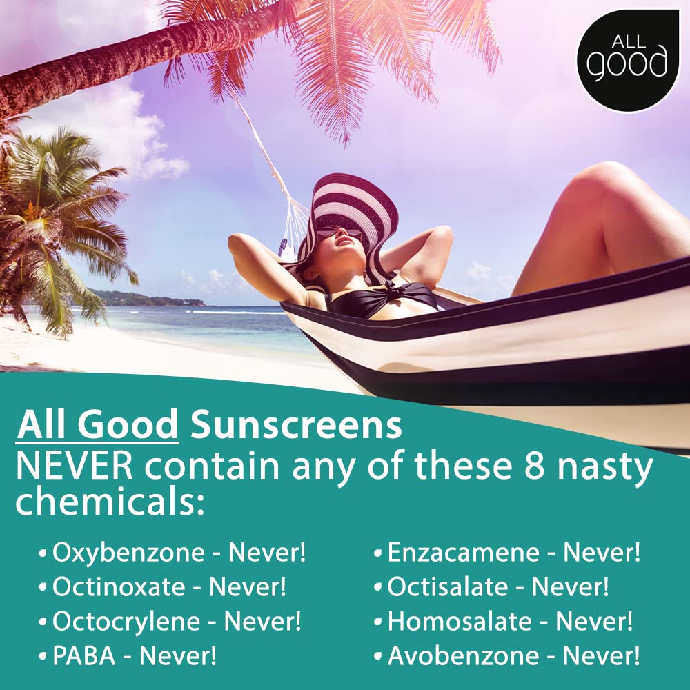 All Good Sport Sunscreen Pack – SPF 50 Butter Sticks & SPF 30 Lotion | Reef Safe, Water Resistant