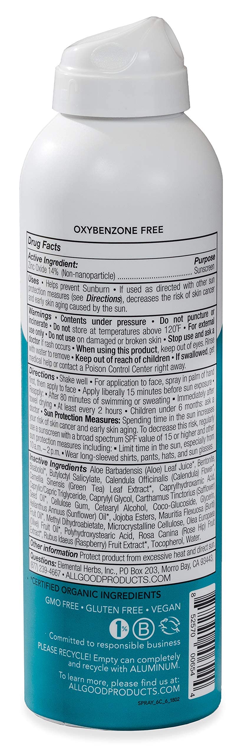 All Good Sport Sunscreen SPF 30 – Reef-Friendly, Broad Spectrum, Water-Resistant – Spray & Lotion Duo