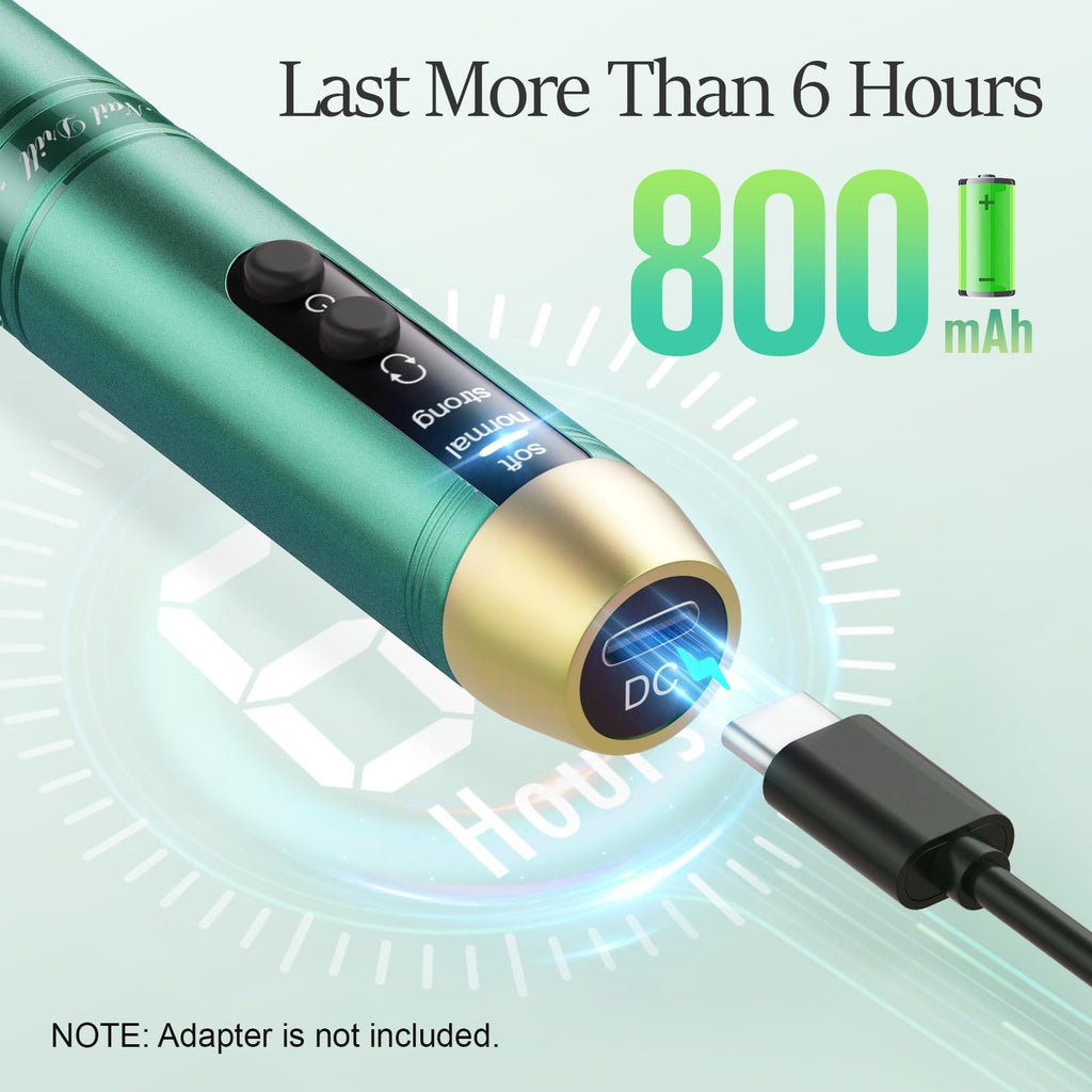 alle's 20000RPM Electric Nail Drill – Cordless Manicure Kit