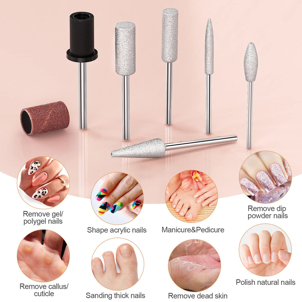 ALLE'S 20000RPM Nail Drill Kit — Portable Efile for Acrylic & Gel Nails