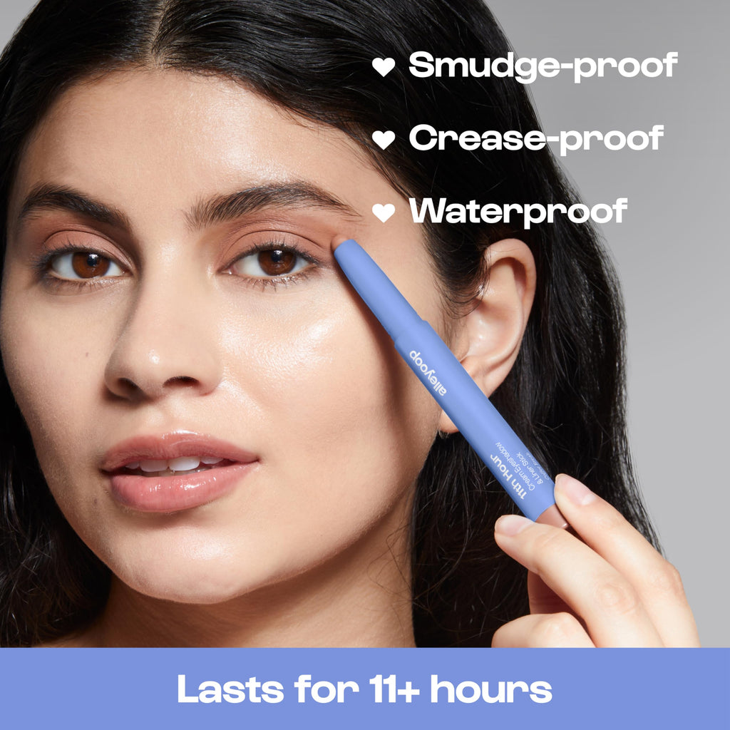 ALLEYOOP 11th Hour Waterproof Cream Eyeshadow Stick – Long-Wear Matte Chestnut Matte (Eyeshadow & Liner)