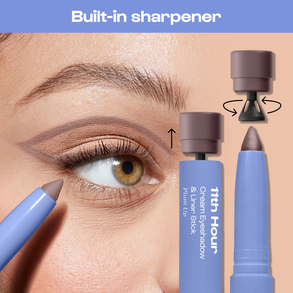 ALLEYOOP 11th Hour Waterproof Cream Eyeshadow Stick – Rose Shimmer, Long-Lasting 2-in-1 Eye Shadow & Liner