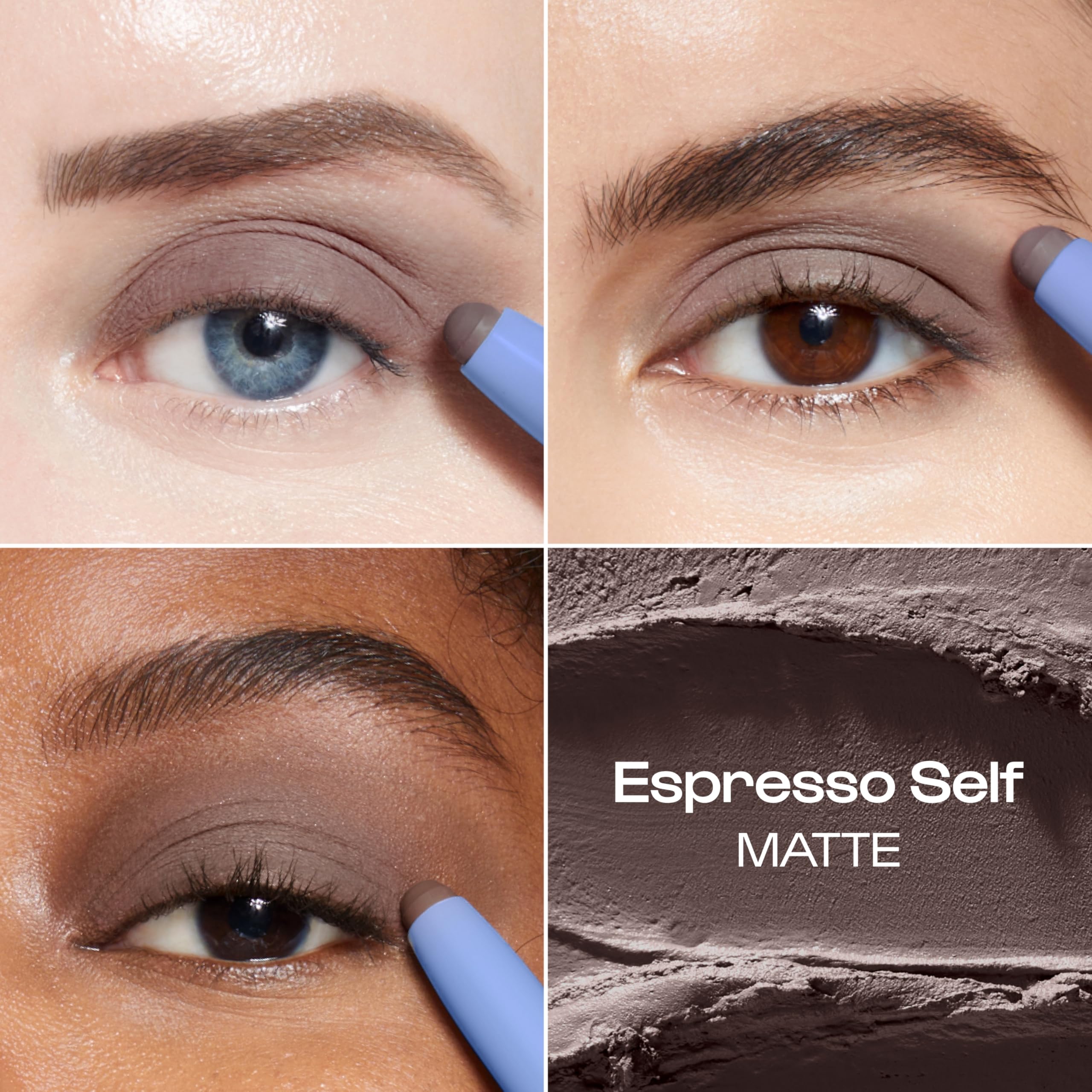 ALLEYOOP 11th Hour Waterproof Cream Eyeshadow Stick – Long-Lasting Matte Eyeshadow & Liner in Smoky Mocha
