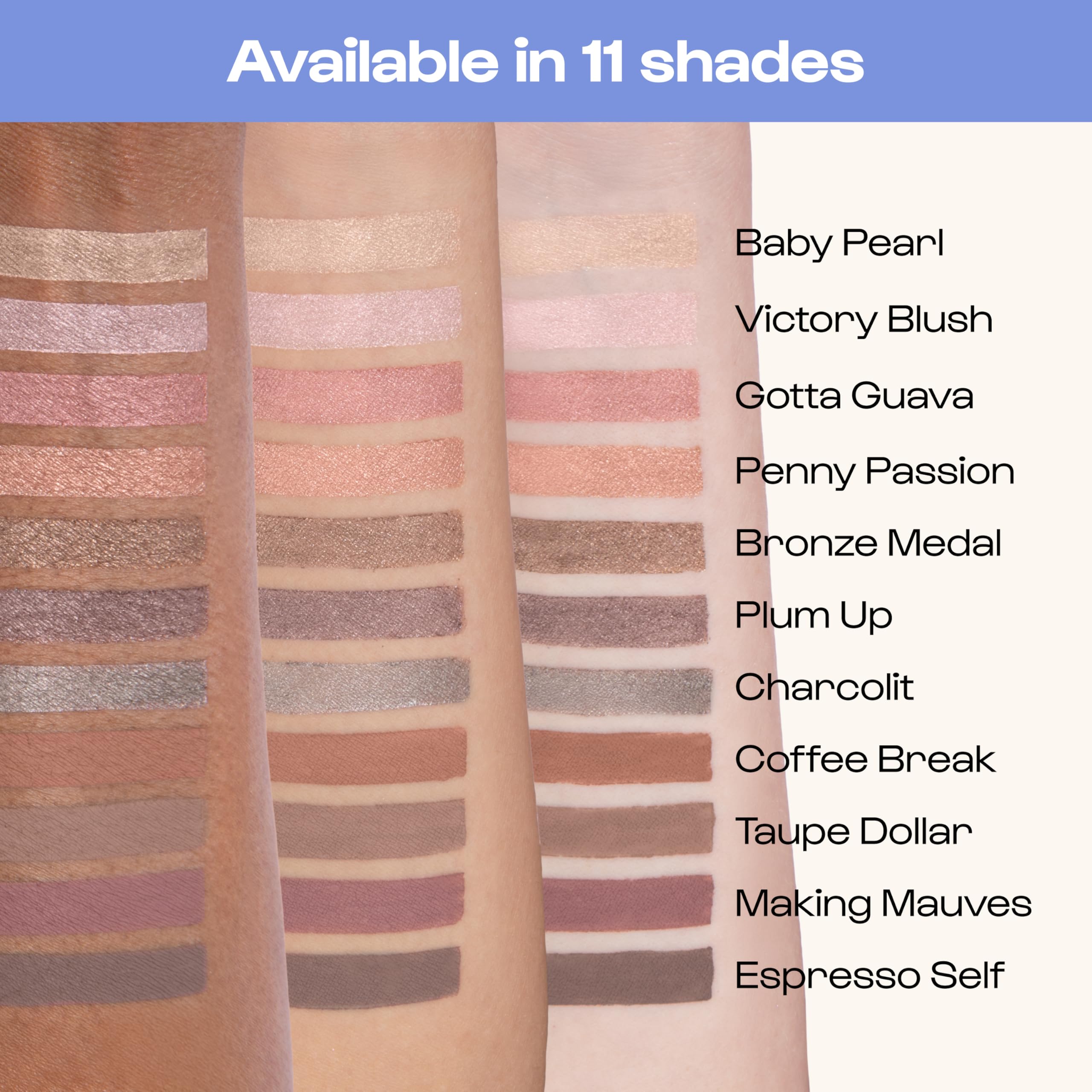 ALLEYOOP 11th Hour Waterproof Cream Eyeshadow Stick – Rose Shimmer, Long-Lasting 2-in-1 Eye Shadow & Liner