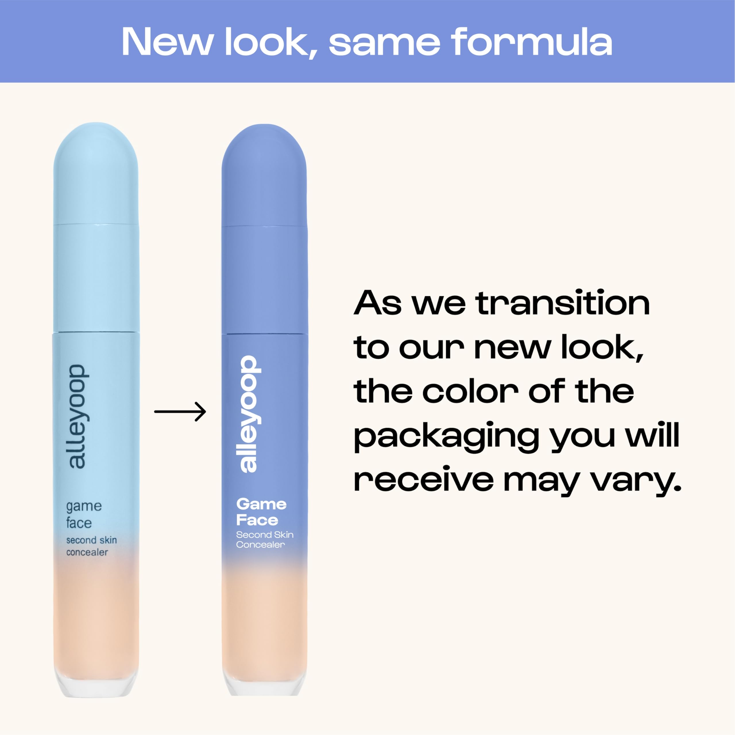 ALLEYOOP Game Face Concealer – Lightweight Hydrating Under-Eye Coverage