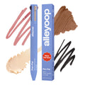ALLEYOOP Pen Pal 4-in-1 Makeup Pen – Eyeliner, Lip Liner, Brow & Highlighter – Travel-Ready