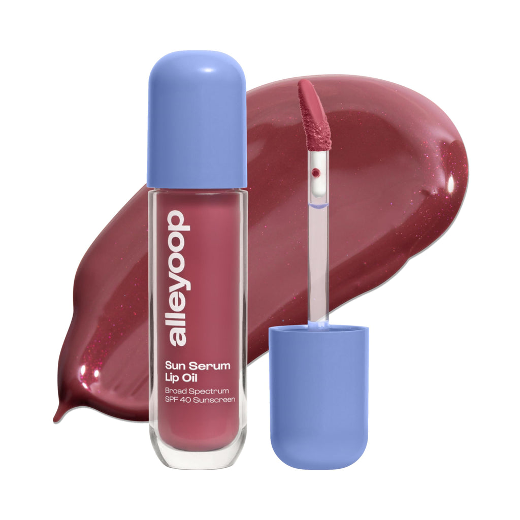 ALLEYOOP Sun Serum Lip Oil SPF 40 – Tinted, Hydrating Lip Moisturizer