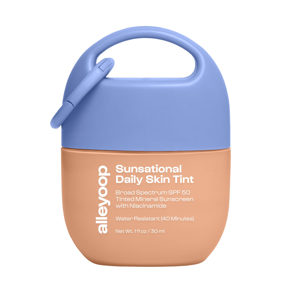 ALLEYOOP Sunsational Tinted Moisturizer SPF 50 – 100% Mineral Face Sunscreen (Vegan & Cruelty-Free)