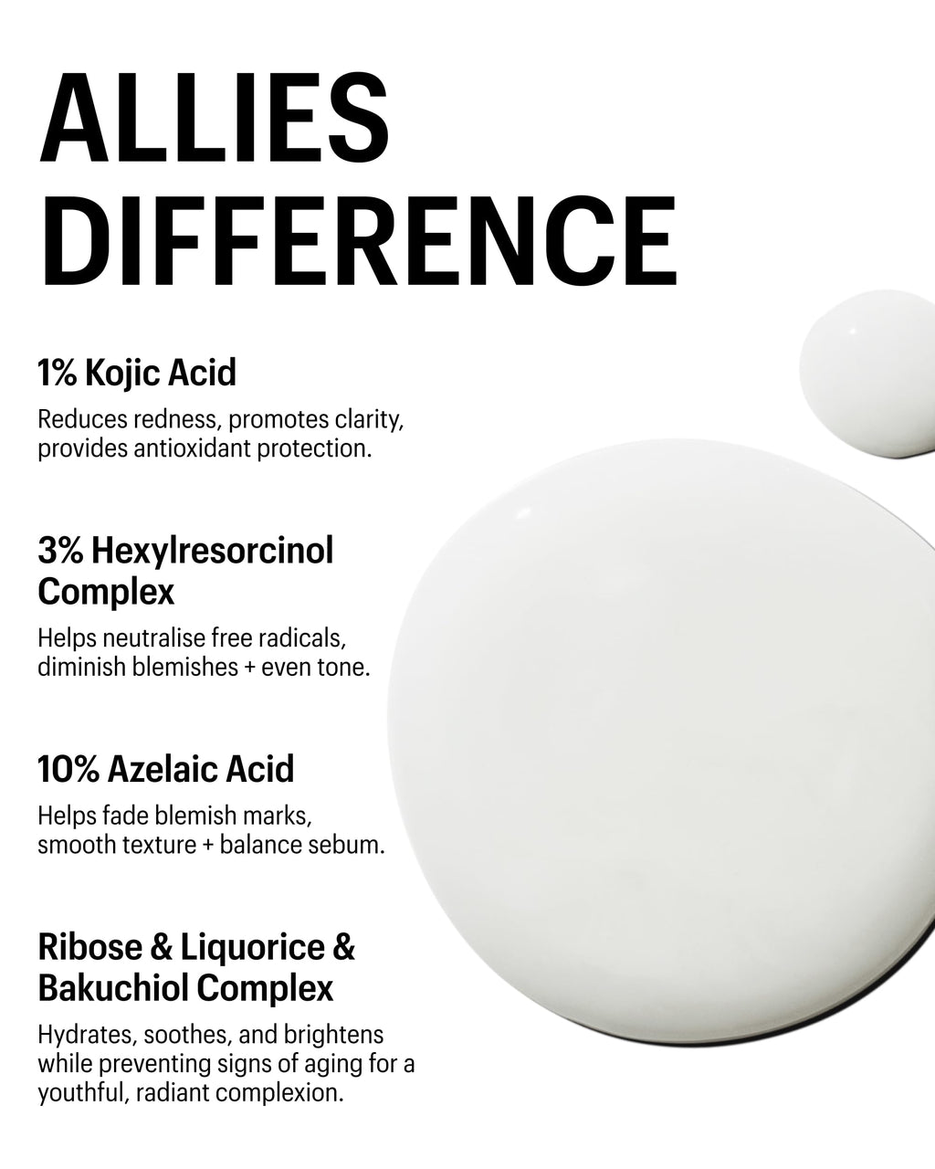 Allies of Skin Azelaic & Kojic Clarifying Serum | 10% Azelaic for Clearer Skin (1 oz)