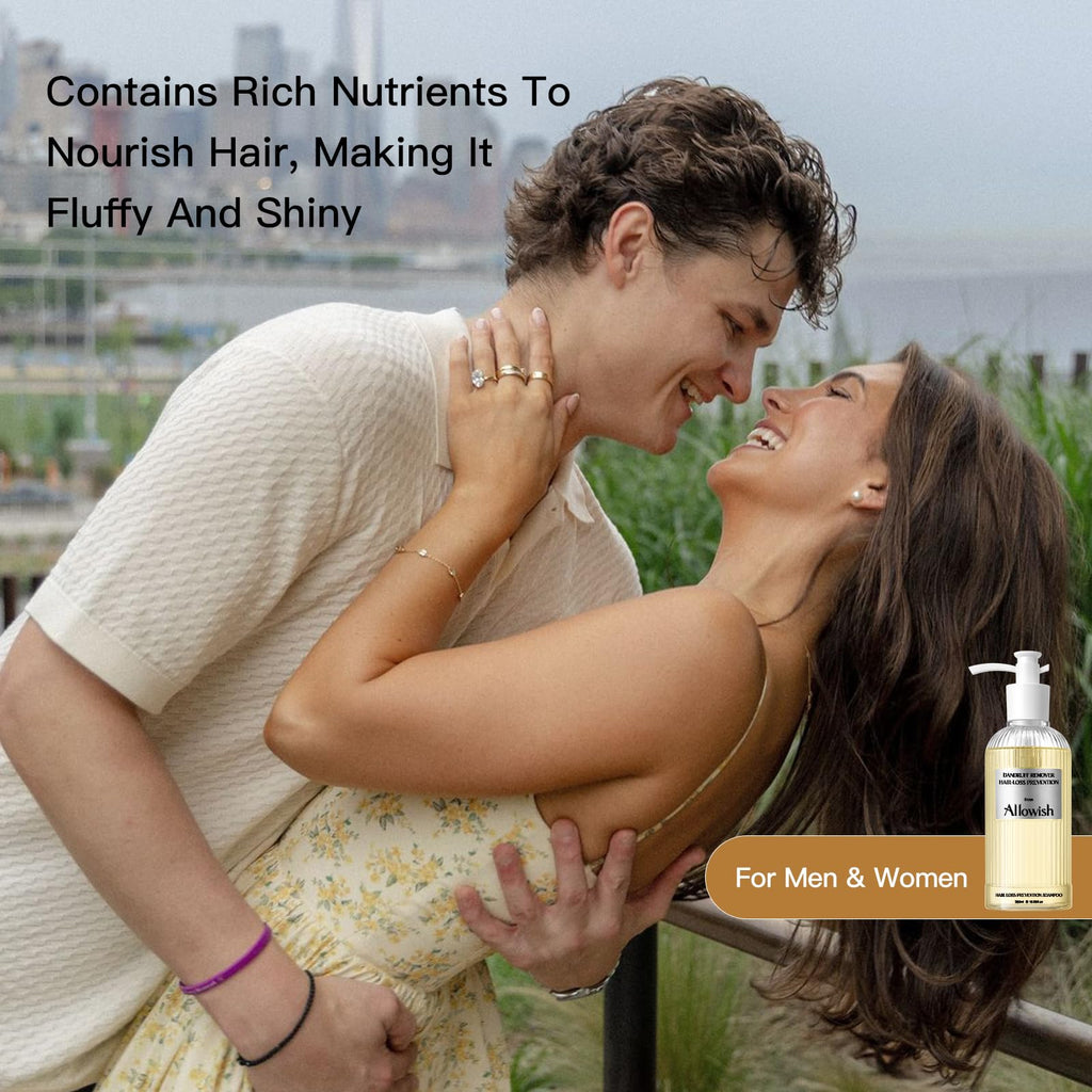 ALLOWISH Hair Loss Shampoo with Biotin, Ginger & Rosemary – Thickening & Hydrating