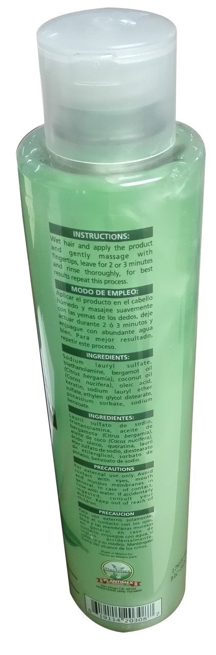 Alma Belleza Bergamota Shampoo + Keratin – Refreshing Bergamot Scent & Smooth Hair