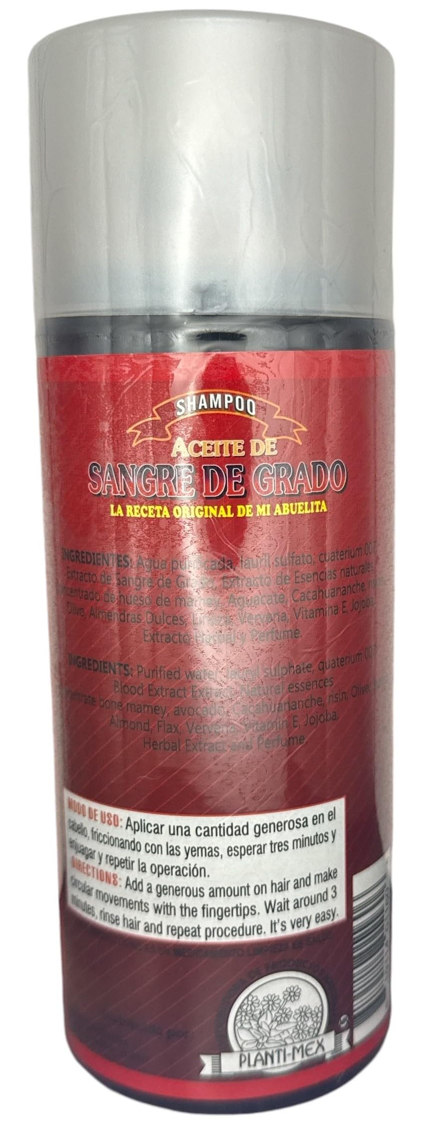 Alma Belleza Dragon's Blood Tree Shampoo Extract - 16 oz with Mamey Seed, Avocado, Jojoba & Vitamin E