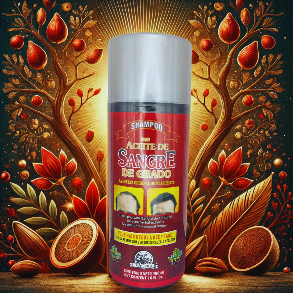 Alma Belleza Dragon's Blood Tree Shampoo Extract - 16 oz with Mamey Seed, Avocado, Jojoba & Vitamin E