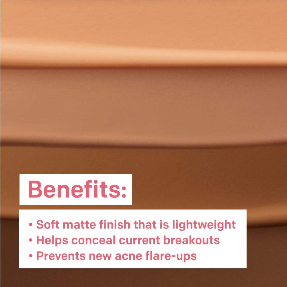 Almay Salicylic Foundation – Matte Finish, Hypoallergenic, Dermatologist Tested (200 Buff, 1 oz)