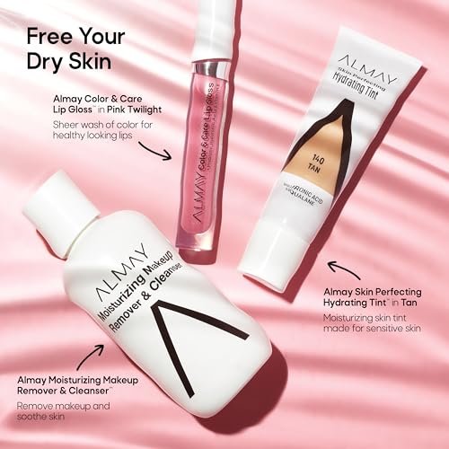 Almay Hydrating Liquid Foundation Tint – Lightweight, Fragrance-Free, Hypoallergenic (Shade 110 Buff)