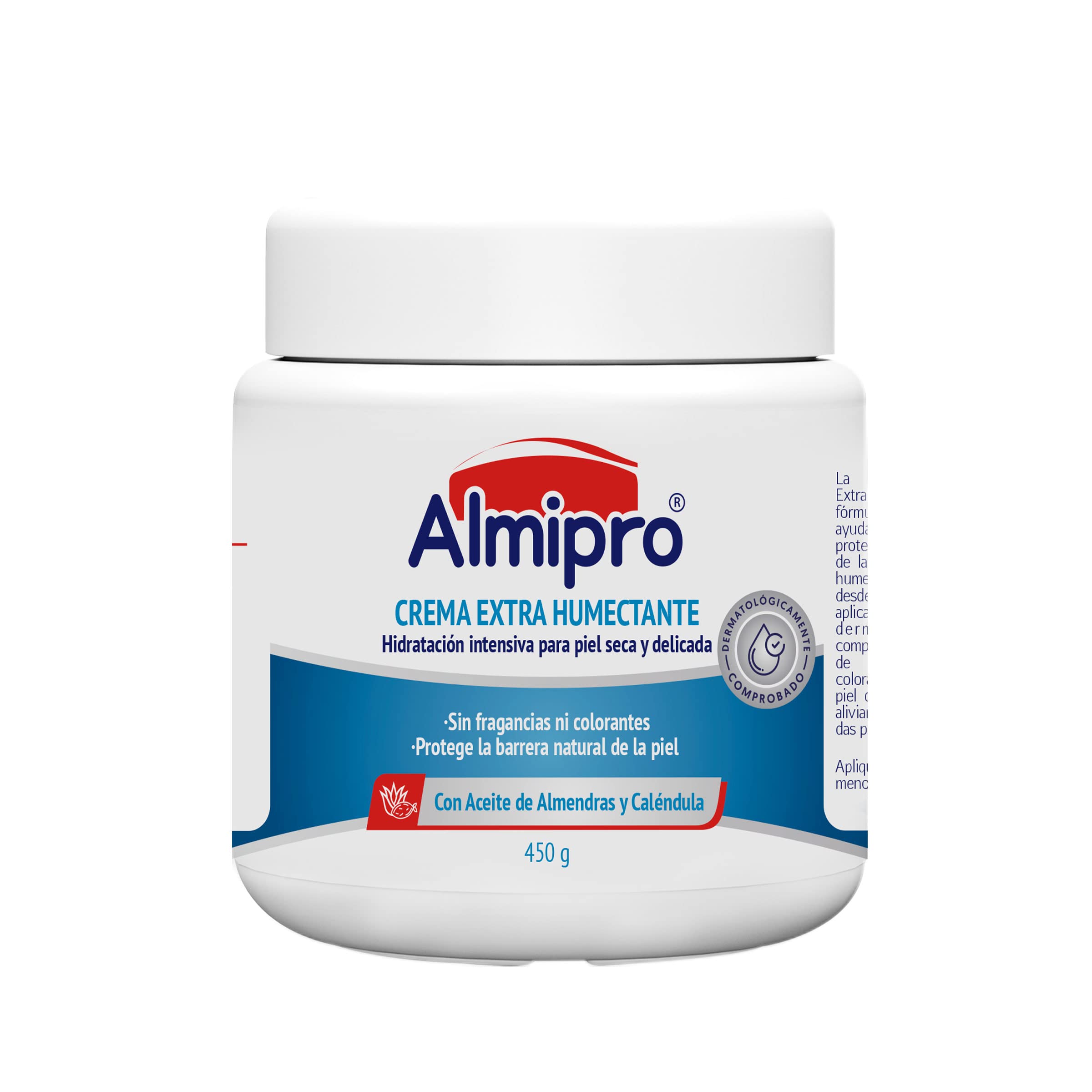 Almipro Extra Moisturizing Cream for Dry & Delicate Skin – Fragrance-Free & Non-Greasy (15 oz)