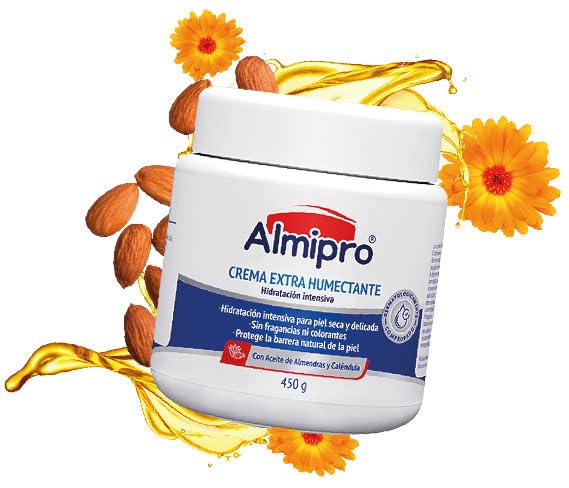 Almipro Extra Moisturizing Cream for Dry & Delicate Skin – Fragrance-Free & Non-Greasy (15 oz)