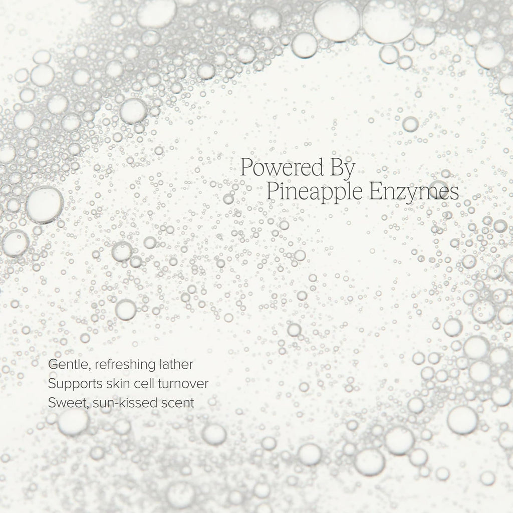Alo Enzyme Facial Cleanser | Pineapple Enzymes + Aloe + Vitamin E | 3.2 fl oz