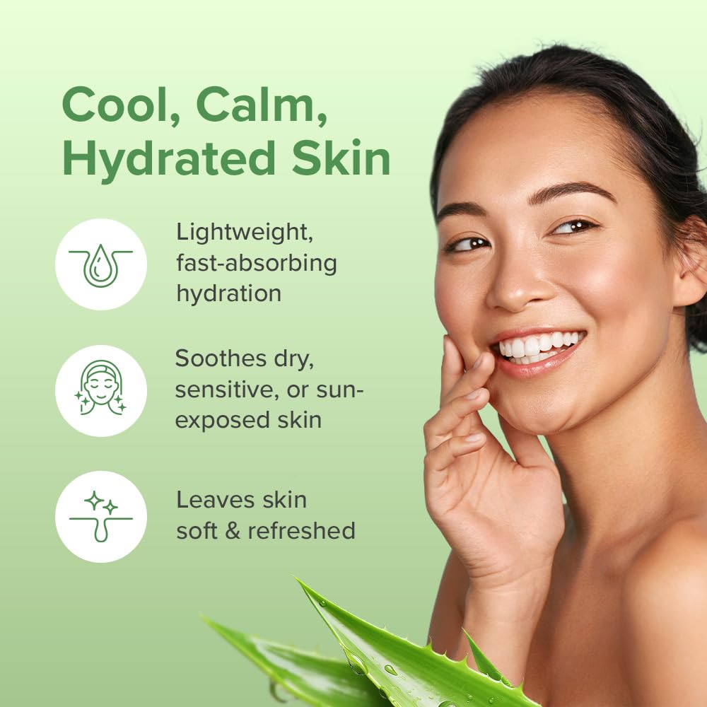 Aloe Infusion Aloe Vera Face & Body Cream – Hydrating, Non-Greasy Moisturizer