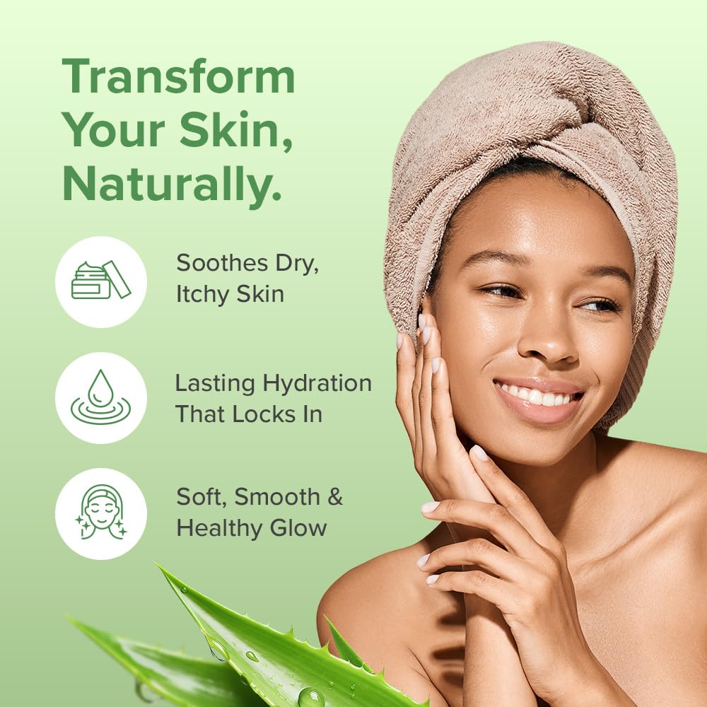 Aloe Infusion Aloe Vera Face & Body Cream — Hydrating, Non-Greasy Moisturizer