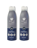Aloe Up Sport SPF 50 Continuous Spray Sunscreen – Reef Safe, Fragrance-Free (2-Pack, 6 oz)
