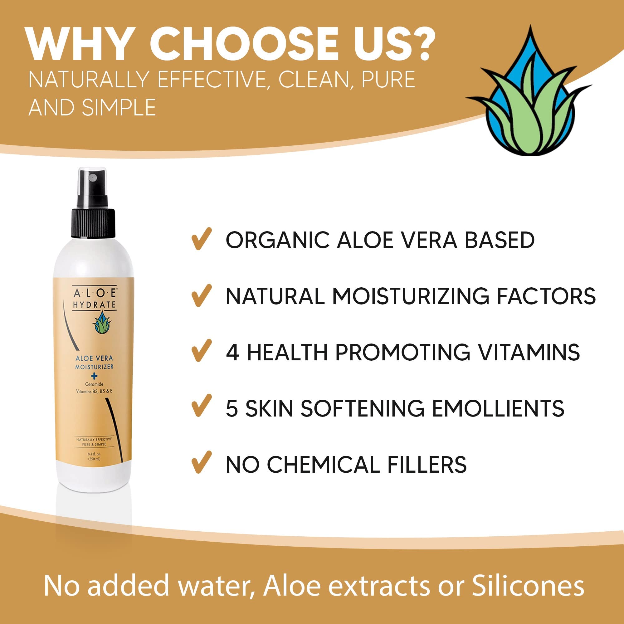 AloeHydrate Body Lotion Spray – Lightweight Hydration with Aloe Vera, Hyaluronic Acid & Ceramides