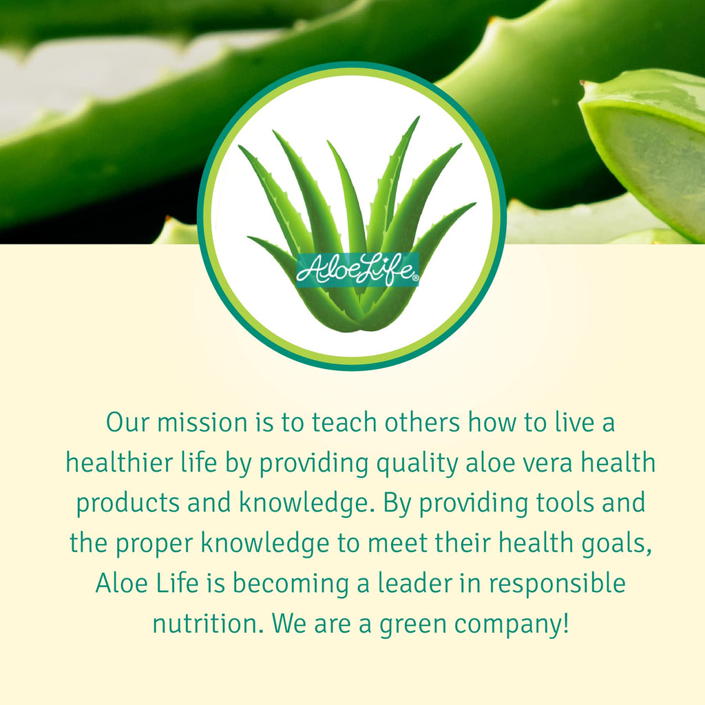 Aloe Life Skin Gel & Herbs – Organic Whole-Leaf Aloe Vera, Fragrance-Free (4 oz)