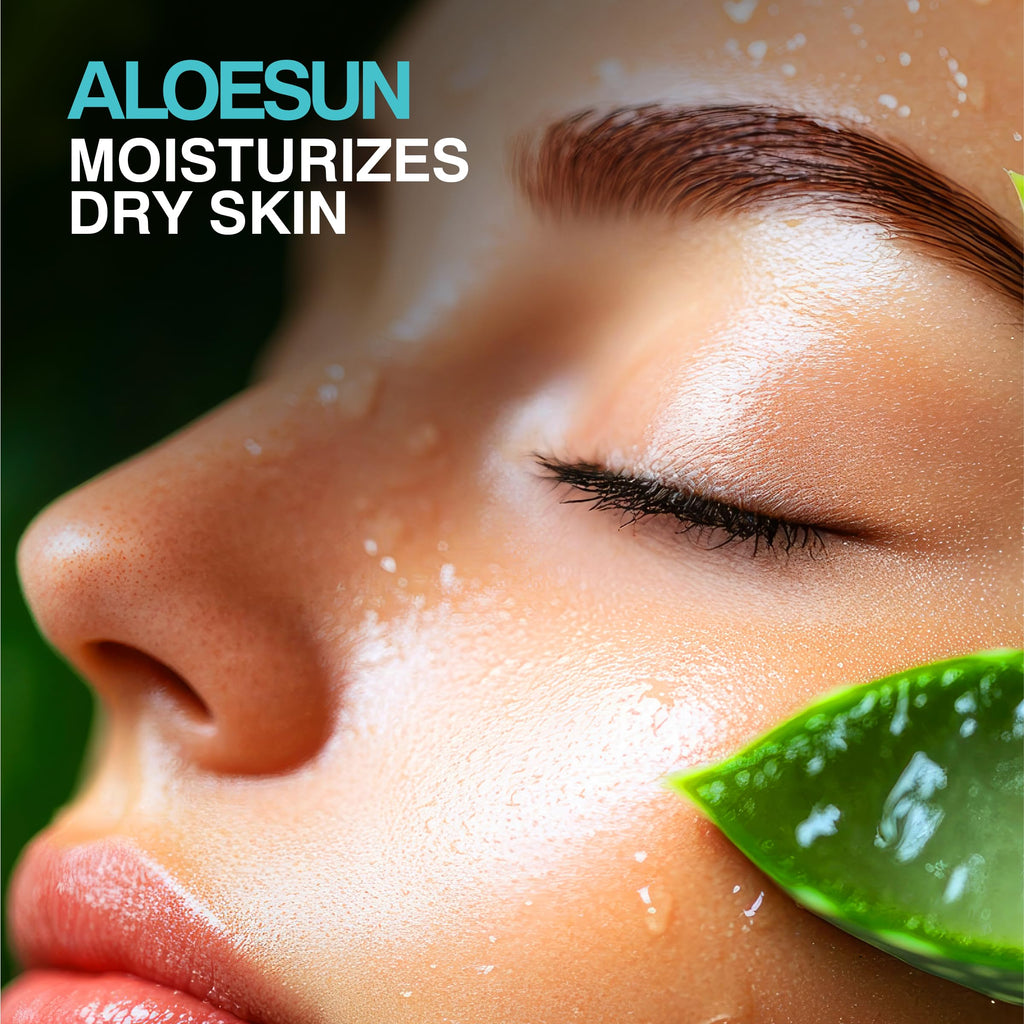 ALOESUN After Sun Face and Body Spray – Organic Aloe Vera & Lavender, Travel Size 3.4 Fl Oz