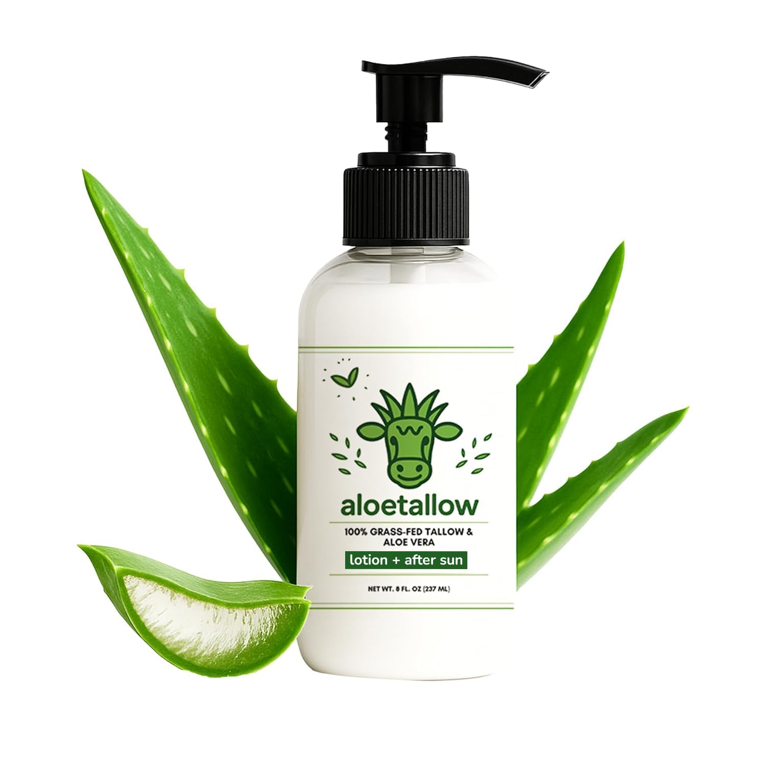 AloeTallow Daily Body Lotion – Deep Hydration with Grass-Fed Tallow & Aloe Vera