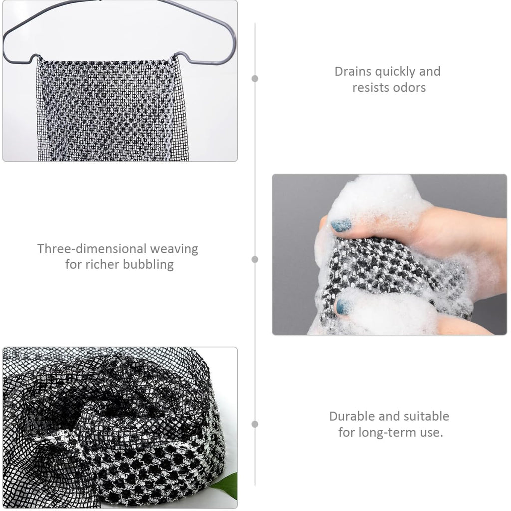 Alorin Exfoliating Shower Towel – Dual-Texture, Quick-Dry Body & Face Scrub