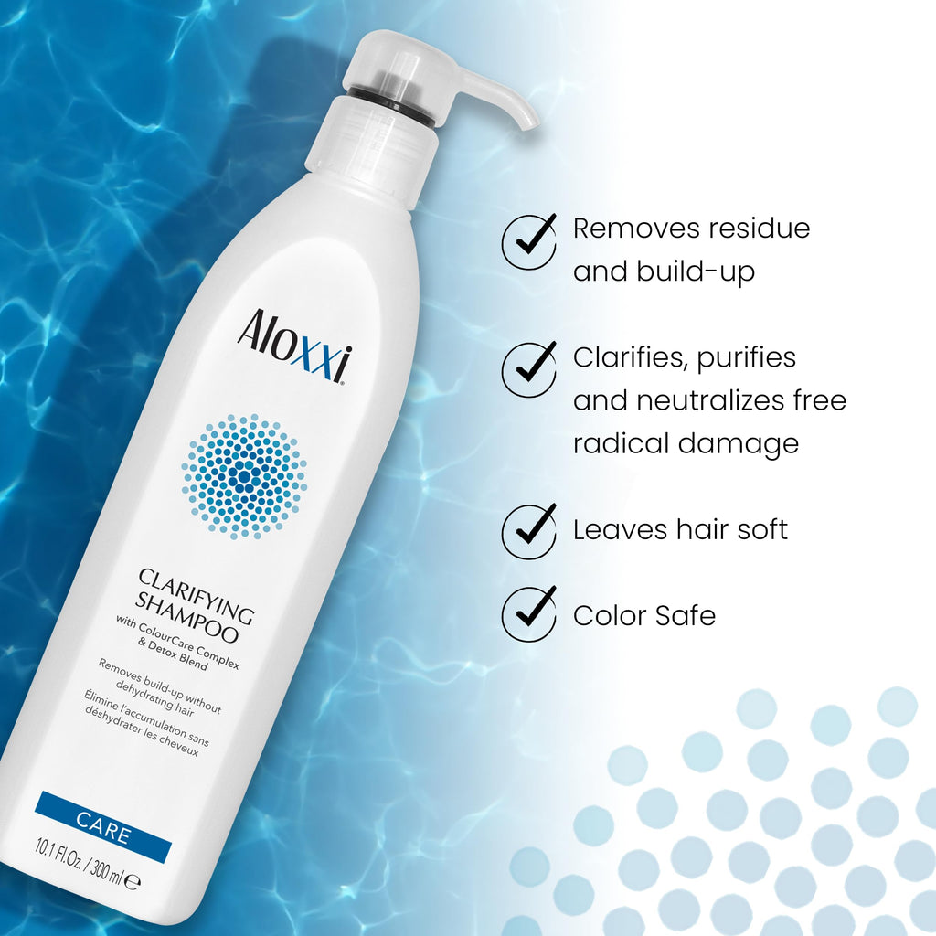 ALOXXI Clarifying Shampoo for Color-Treated Hair – Gentle Detox, Color Protection, 10.1 fl oz