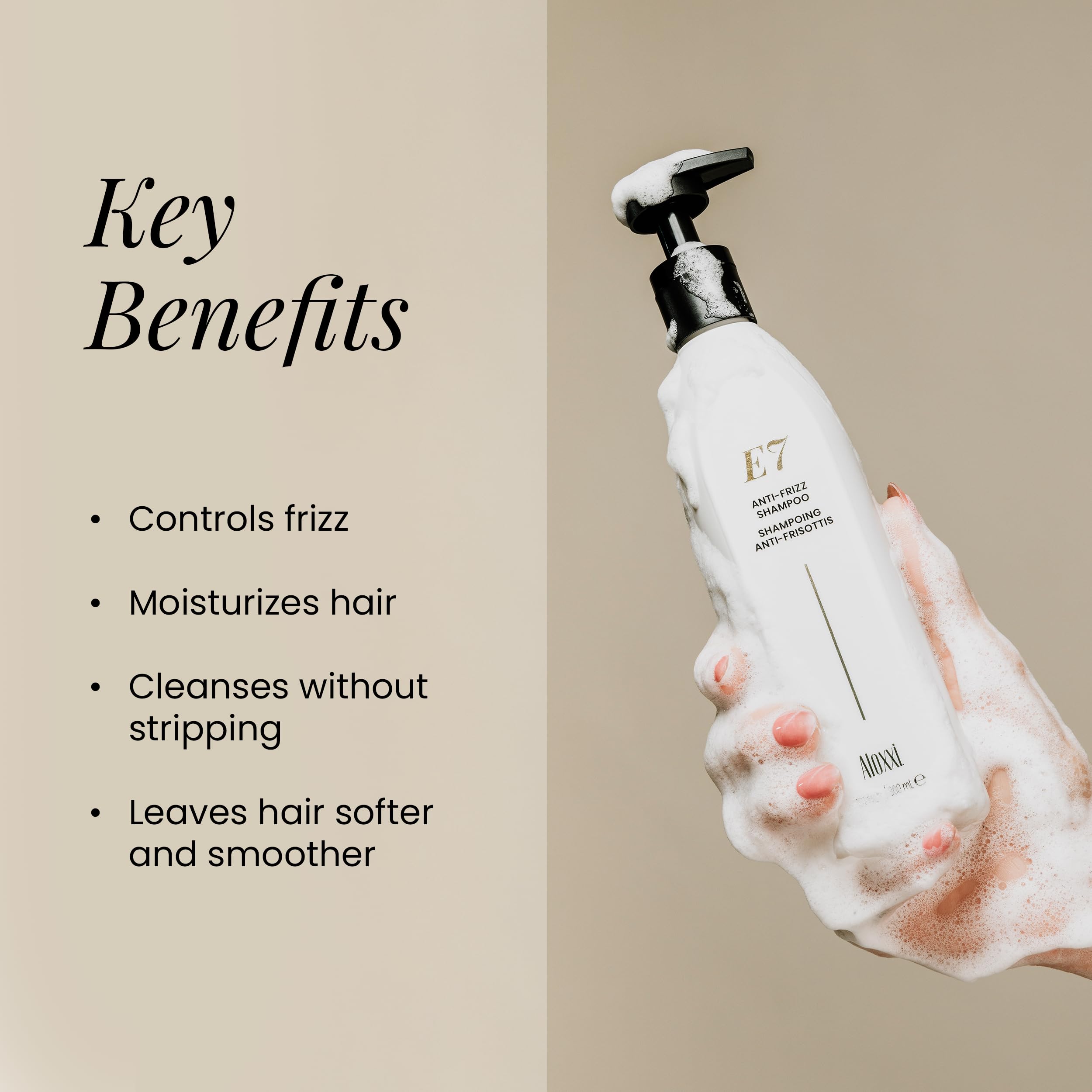 ALOXXI E7 Anti-Frizz Shampoo for Color-Treated Hair