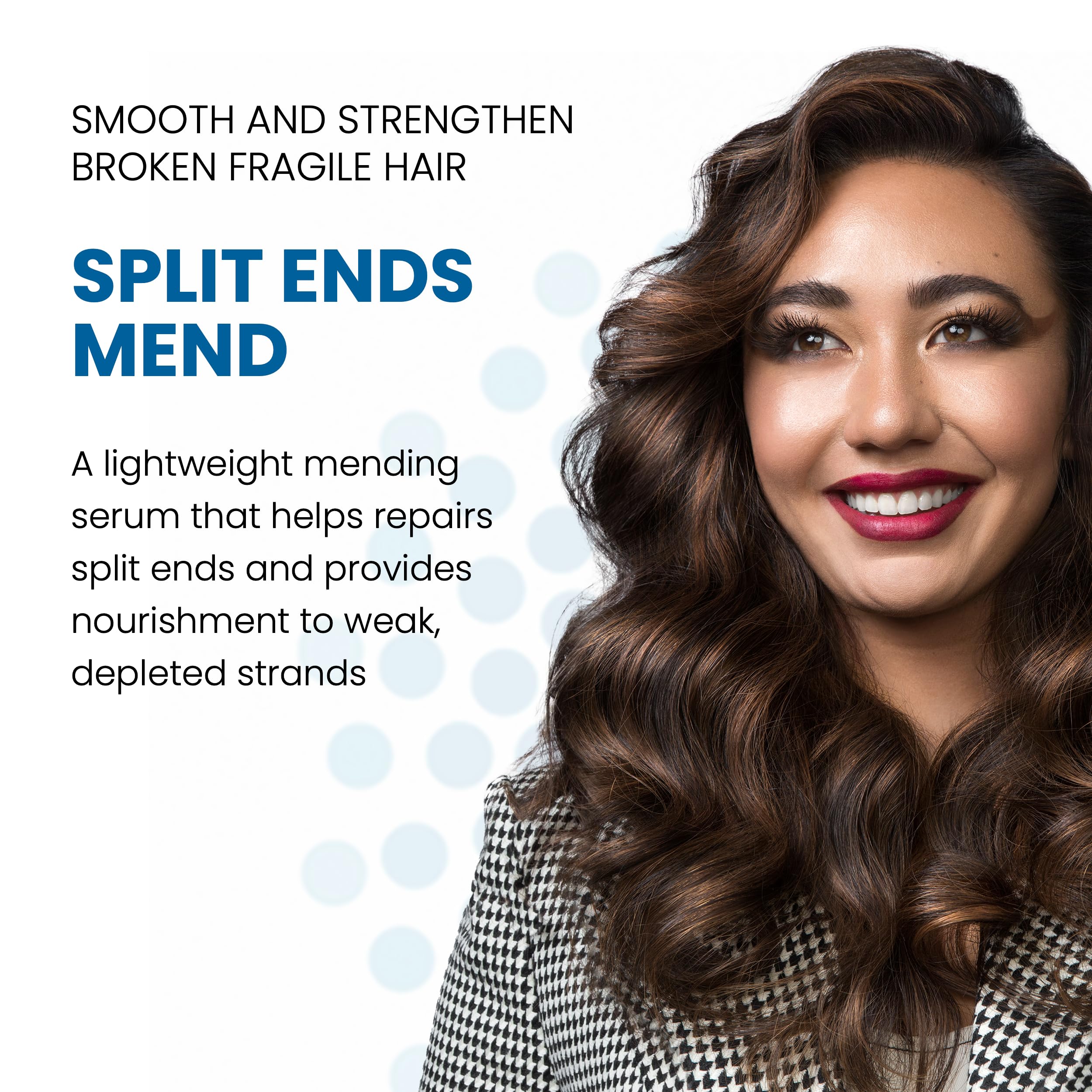 ALOXXI Split Ends Mend Serum – Keratin & Peptide Repair, 3.4 oz