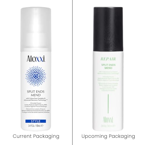 ALOXXI Split Ends Mend Serum – Keratin & Peptide Repair, 3.4 oz