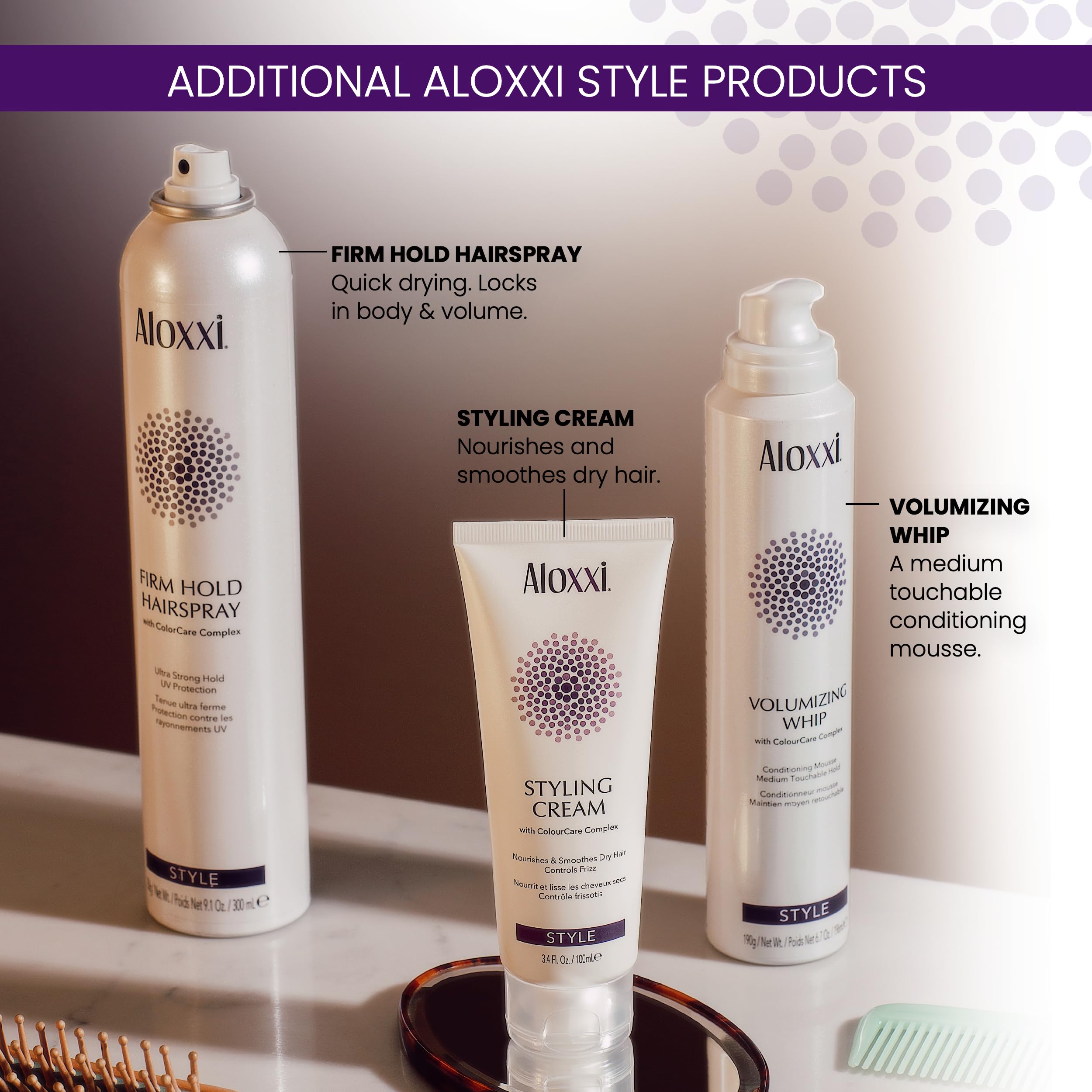 ALOXXI Volumizing Whip | Soft Volume, Frizz Control & Color Protection – 6.7 Fl Oz