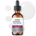 Alozera Retinol Collagen Serum with Stem Cells for Face & Neck – Anti-Aging & Hydration